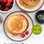 chickpea pancakes pin