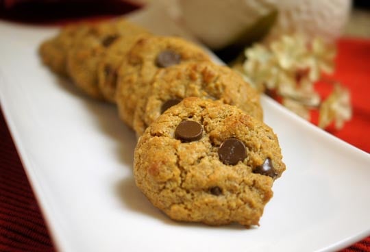 oatmeal chocolate chip cookies on a plate