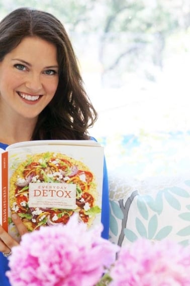 megan gilmore holding everyday detox book