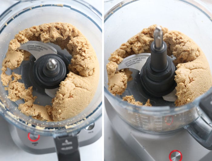 ground peanuts in food processor