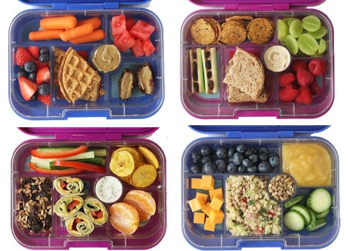 healthy school lunch ideas in bento boxes