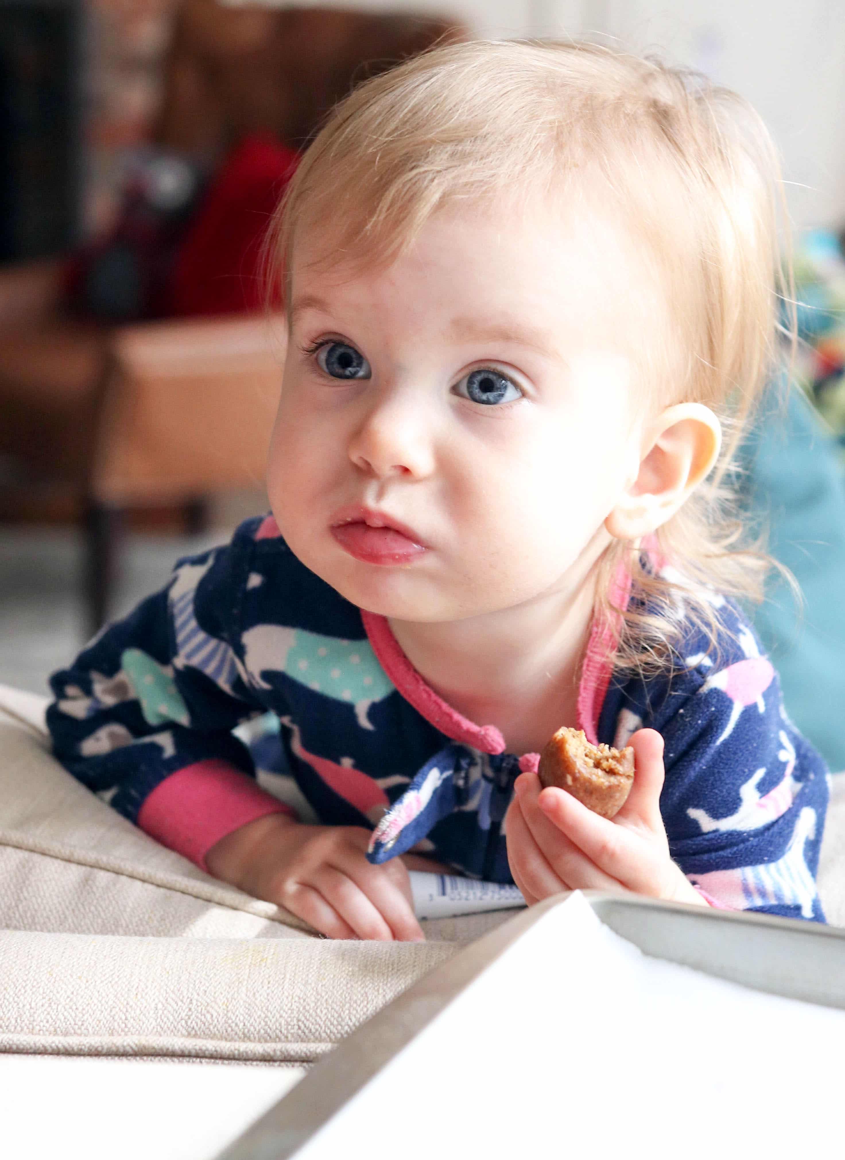 kid eating a healthy snack