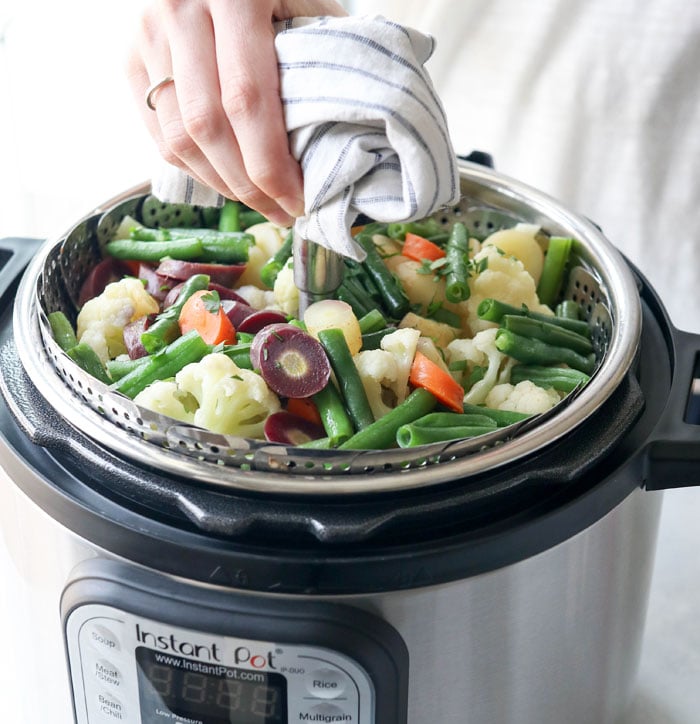 vegetables in instant pot