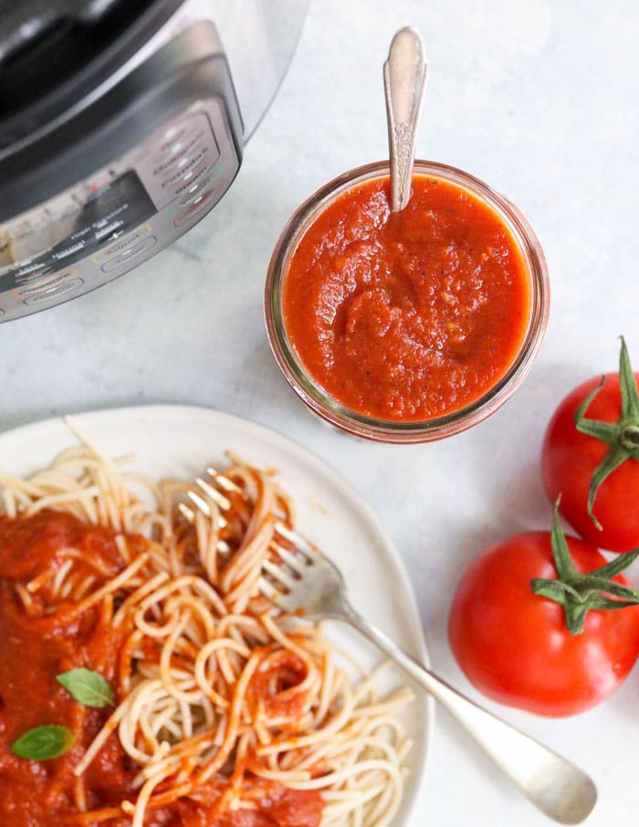 instant pot spaghetti and sauce