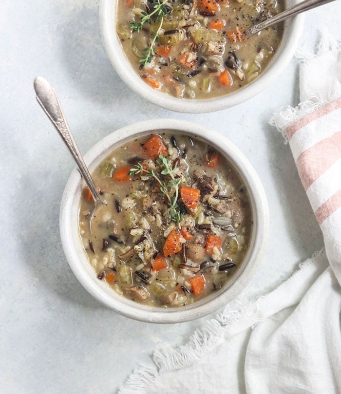 instant pot wild rice soup