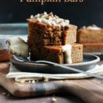 healthy pumpkin bar pin